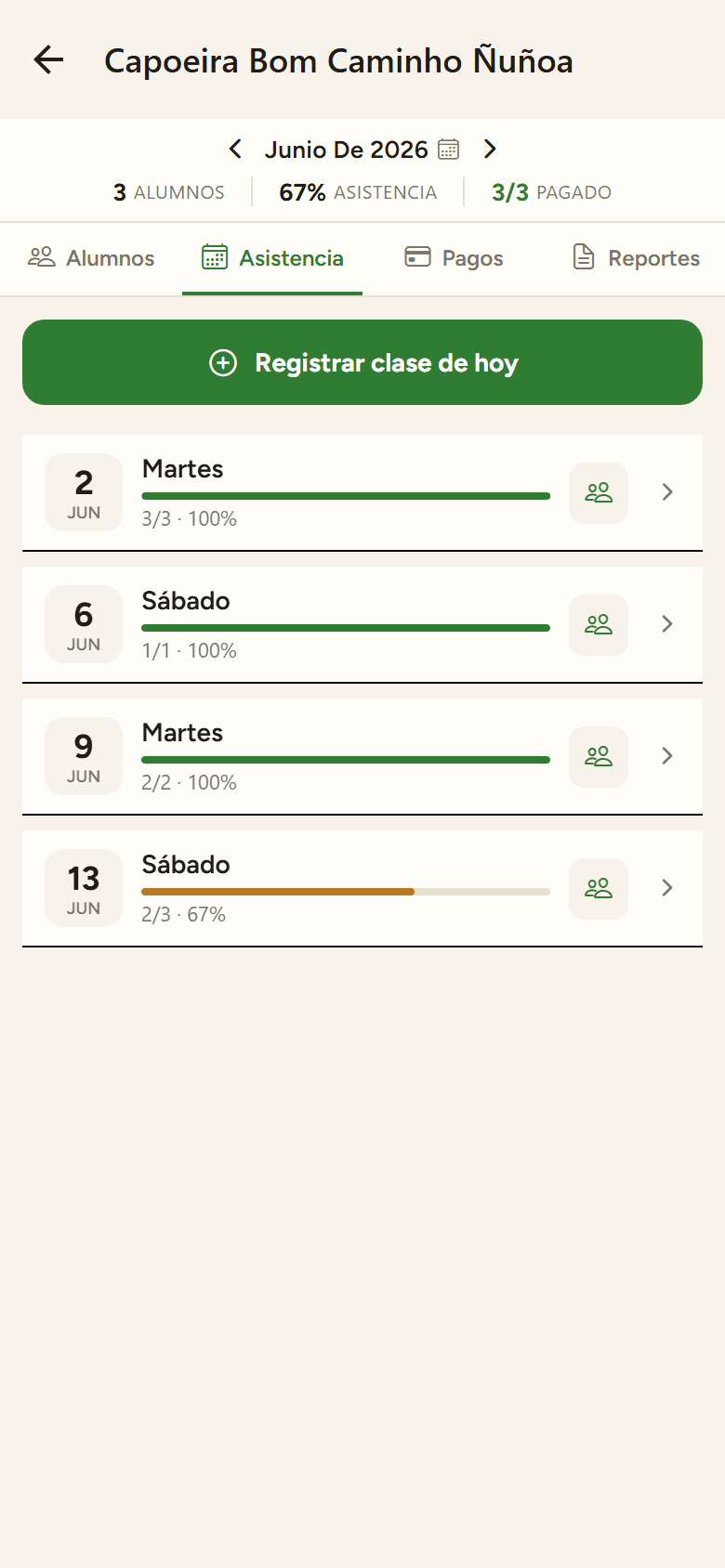 Faça a chamada em segundos